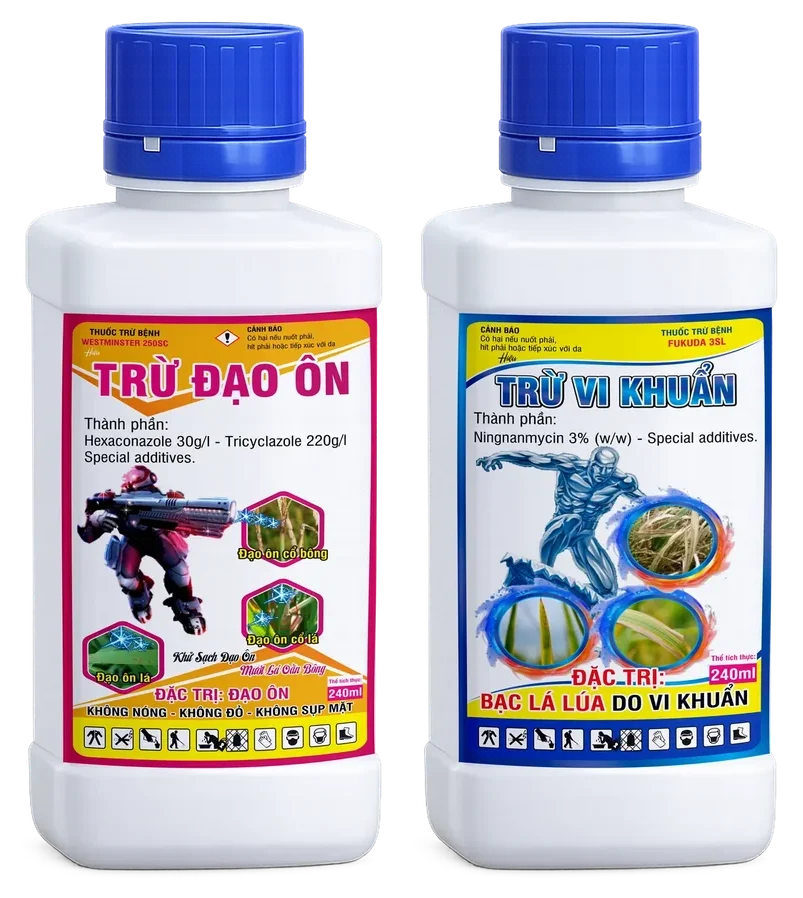 Cặp đôi Siêu Sạch Bệnh (Trừ Đạo Ôn – Trừ Vi Khuẩn)